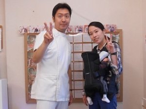 院長と子連れの患者