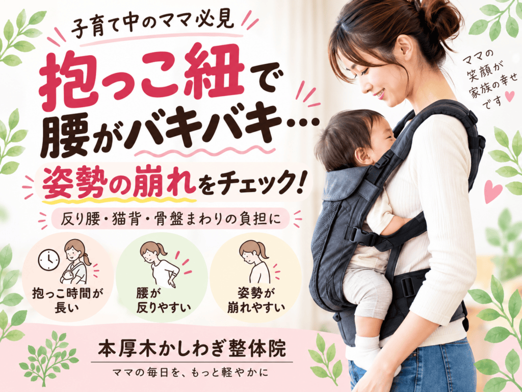 抱っこ紐姿勢チェックとママの笑顔